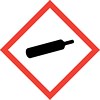 warning symbol für Gasflasche