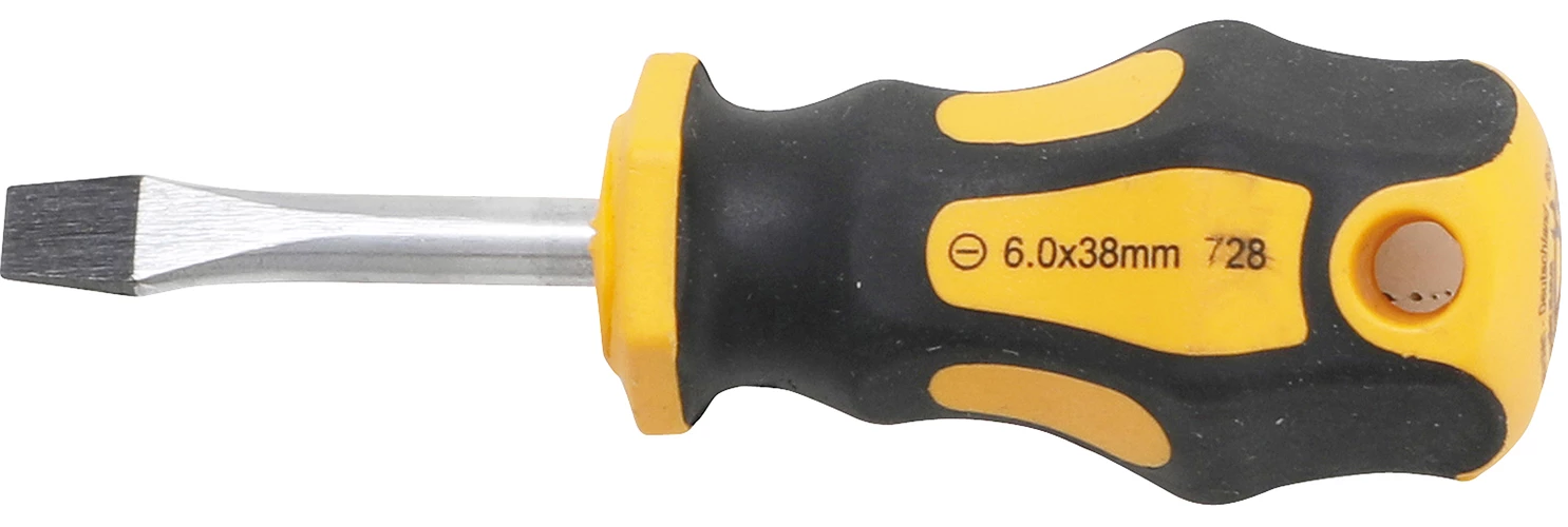 Vergaser-Schraubendreher, Schlitz 6 mm, Klingenlänge 38 mm