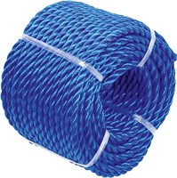 Kunststoff-Seil / Allzweckseil, 4 mm x 20 m, blau