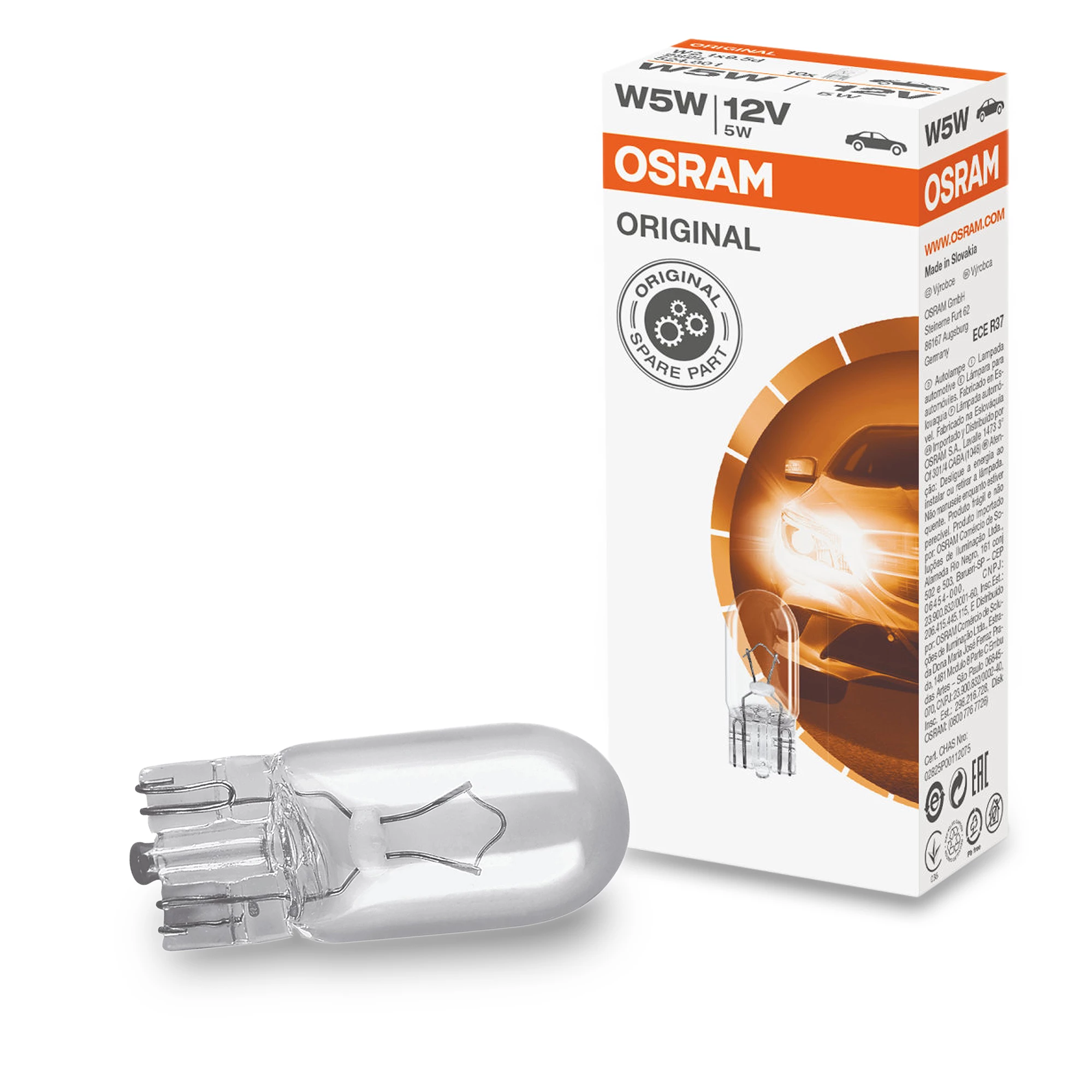 OSRAM W5W Original Glühlampe 2825 günstig online kaufen