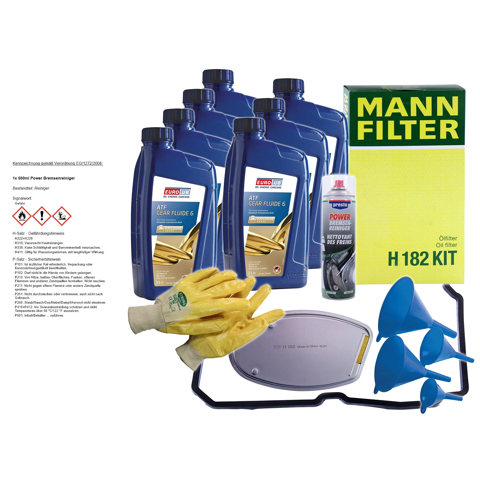 MANN-FILTER SET Hydraulikfiltersatz, Automatikgetriebe 10493172