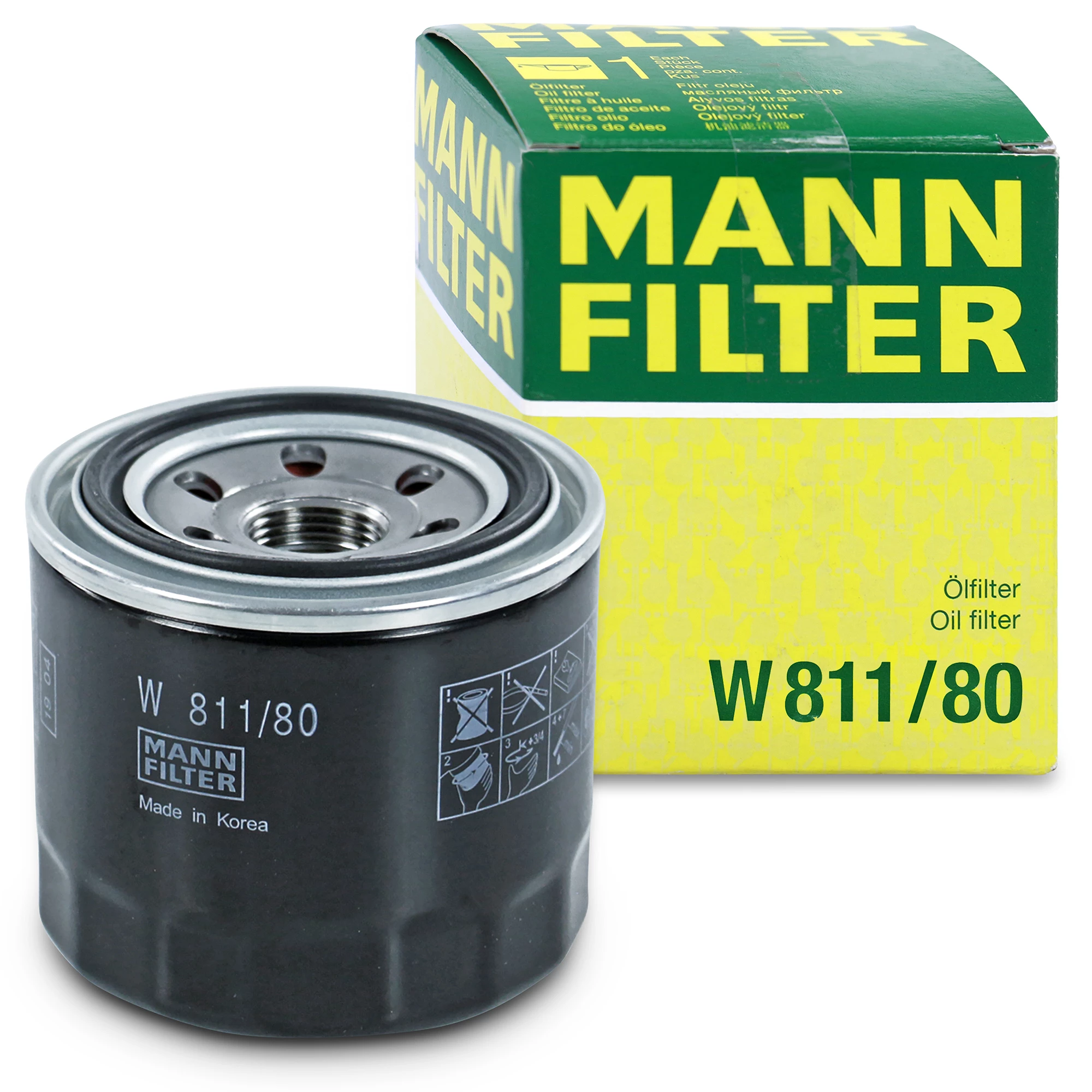 MANN-FILTER Ölfilter W811/80 günstig online kaufen