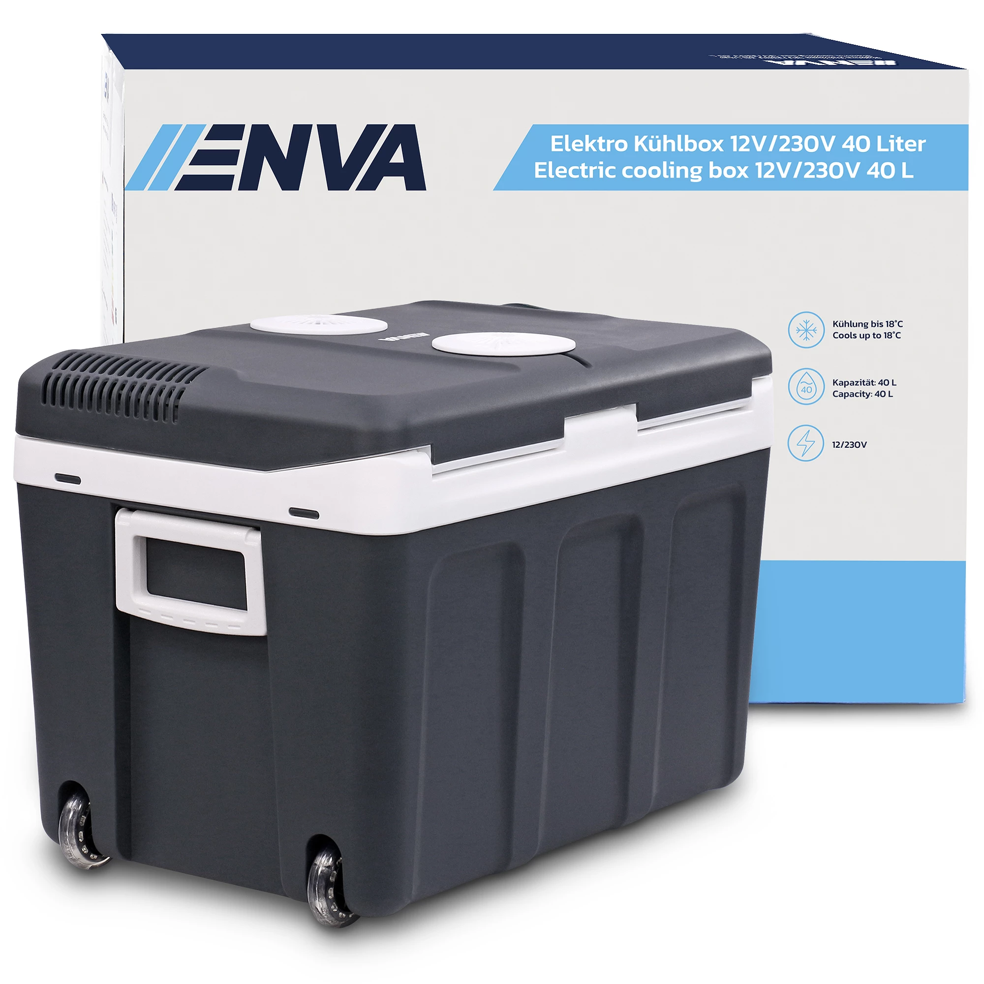 Enva Elektro Kühlbox 12V/230V 40 Liter 40669399 günstig online kaufen
