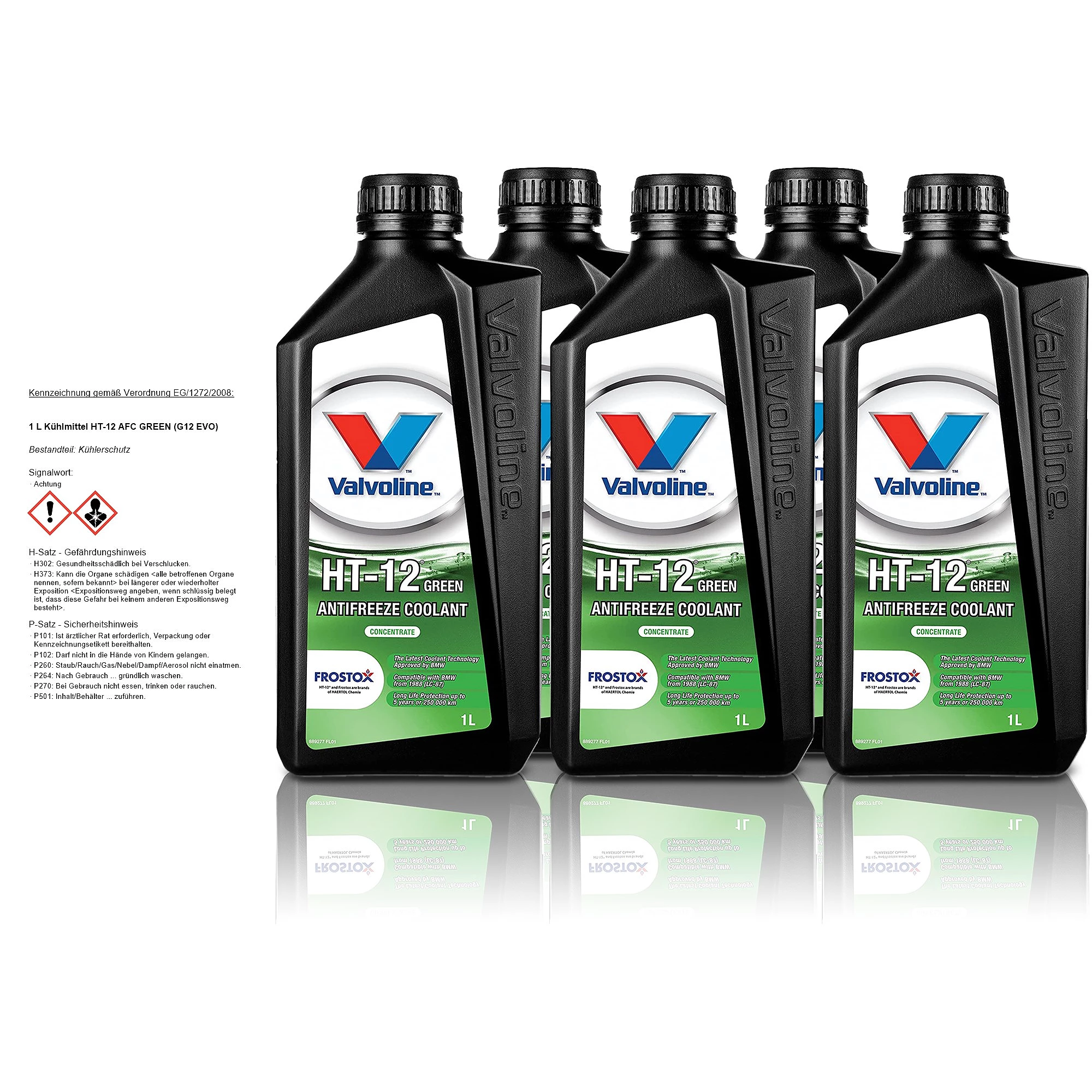 Valvoline 5x 1 L Kühlmittel HT-12 AFC GREEN (G12 EVO) V889277 günstig  online kaufen