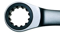 Gabelringratschenschlüsselsatz, Multi-Profil, 8-19 mm, 7-teilig