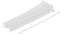Kabelbinder-Sortiment, weiß, 4,8 x 250 mm, 50-tlg.