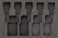 2-Komponenten Weichschaum-Einlage - leer - für 986/9N