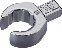 Einsteck-Ringschlüssel - offen - Vierkant 9x12mm - Zwölfkant 19mm