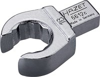 Einsteck-Ringschlüssel - offen - Vierkant 9x12mm - Zwölfkant 16mm