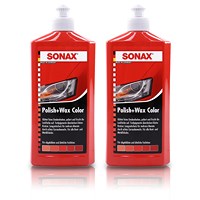 2x 500ml Polish & Wax Color rot