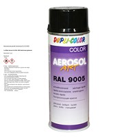 1x 400ml Aerosol Art RAL 9005 tiefschwarz glänzend