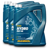 3x 5 L Hydro ISO 46 Hydrauliköl