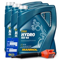 15 L Hydro ISO 46 Hydrauliköl + Ölwechsel-Anhänger + Einfülltrich