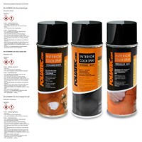Set INTERIOR Color Spray schwarz matt+Schaumreiniger+Versiegler