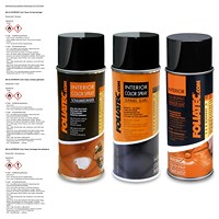 Set INTERIOR Color Spray schwarz glänzend+Schaumreiniger+Versiegl