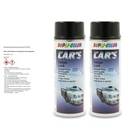 2x 400 ml CAR'S Rallye-Lack Spraydose schwarz glänzend