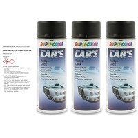 3x 400 ml CAR'S Rallye-Lack Spraydose schwarz matt