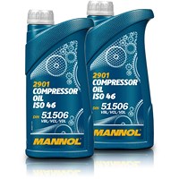 2x 1 L Compressor Oil ISO 46
