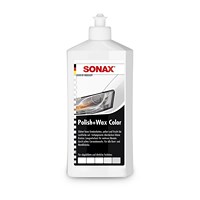 1x 500ml Polish & Wax Color weiß