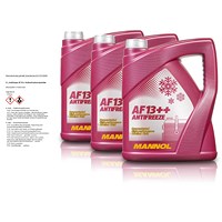 3x 5 L Antifreeze AF13++ Kühlerfrostschutzmittel