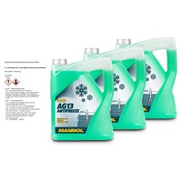 3x 5 L Antifreeze AG13 (-40) Hightec Kühlerfrostschutzmittel