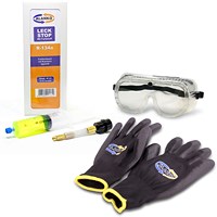 40ml Dichtmittel LeckStopp R134a + Handschuhe + Schutzbrille