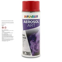1x 400ml Aerosol Art RAL 3003 rubinrot glänzend