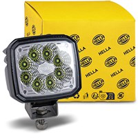 HELLA - LED-Arbeitsscheinwerfer - Ultra Beam - 24/12V - 2200lm -  Anbau/Schraubanschluss - schwenkbarer Montagebügel - Nahfeldausleuchtung -  Stecker