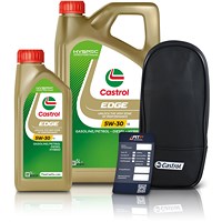 6 L EDGE 5W-30 LL + Ölwechsel-Anhanger + Top-up Bag Tasche GRATIS