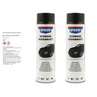 PRESTO 2x 500 ml Universal Spray, schwarz seidenmatt