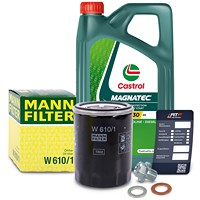 Ölfilter+Schraube+5 L Castrol Magnatec 5W-30 A5