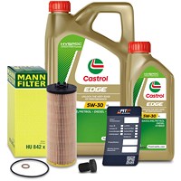 Ölfilter+Schraube+6 L Castrol 5W-30 LL