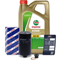 Ölfilter+Schraube+7 L Castrol 5W-30 LL