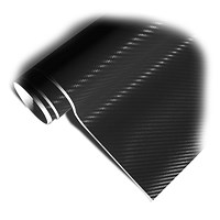 Stylingfolie classic schwarz carbon 30 x 100 cm