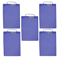 Werkstattauftragstaschen 5x 10er Pack blau