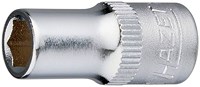 Steckschlüsseleinsatz - 1/4" - Sechskant-Tractionsprofil - 6mm