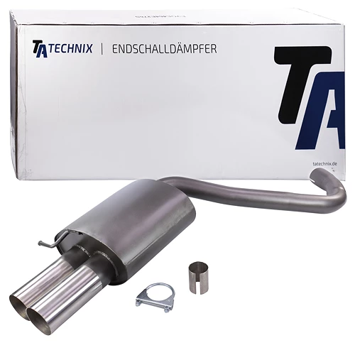 TA-Technix Sportendschalldämpfer 2x76mm