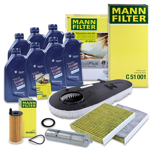 MANN-FILTER Inspektionspaket Filtersatz SET B+ BMW Öl 40004060