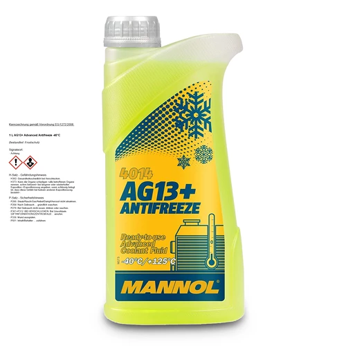 1 L AG13+ Advanced Antifreeze -40°C