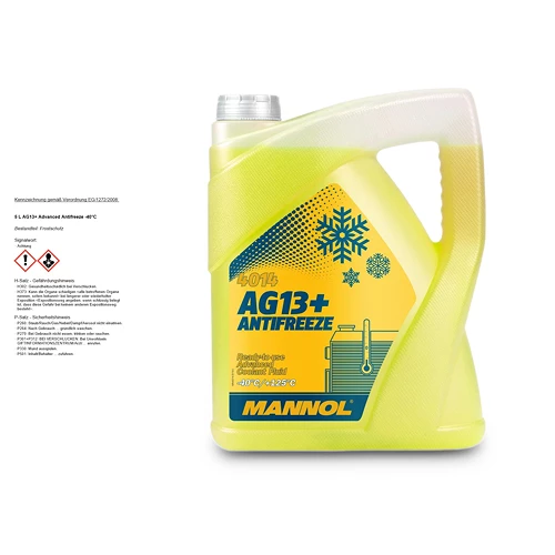 5 L AG13+ Advanced Antifreeze -40°C Kühlerfrostschutzmittel
