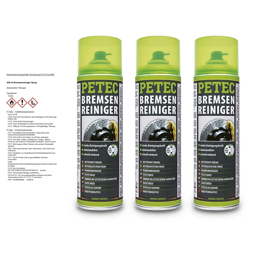 3x 500 ml Bremsenreiniger Spray