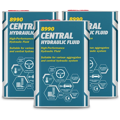 3x 1 L Central Hydraulic Fluid 8990