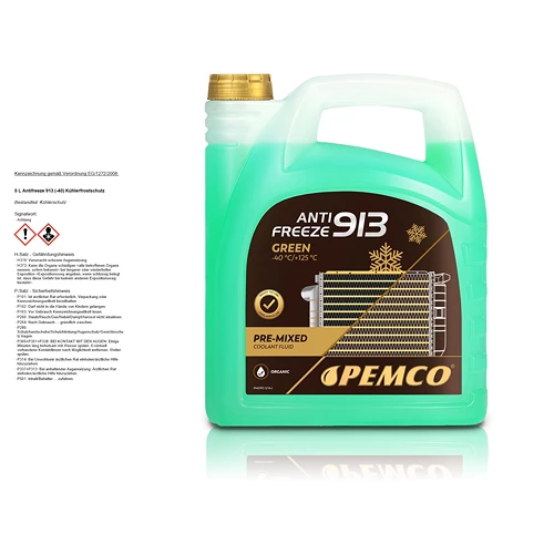 5 L Antifreeze 913 (-40) Kühlerfrostschutz