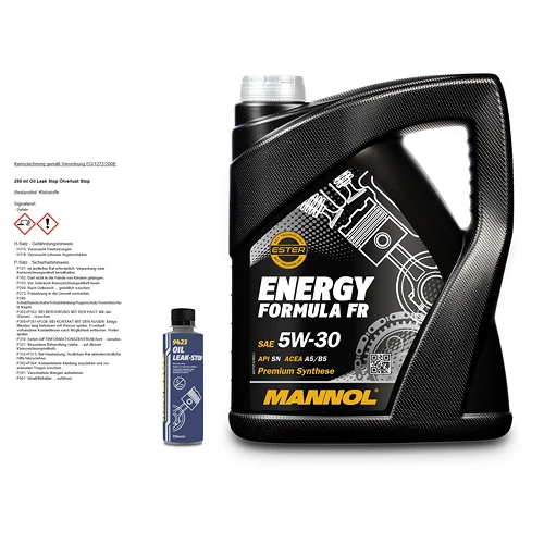 5 L 7707 Energy Formula FR 5W-30+250 ml Oil Leak Stop