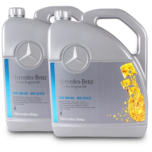 2x 5 L Motoröl für Mercedes Benz 5W-40 MB 229.5