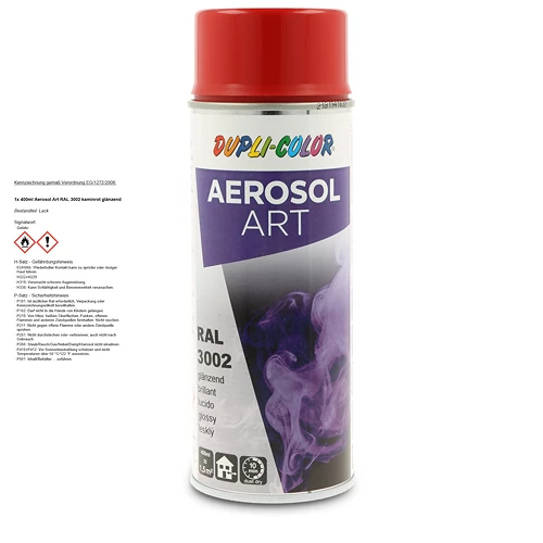 1x 400ml Aerosol Art RAL 3002 kaminrot glänzend