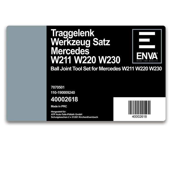Enva Traggelenk-Werkzeug-Satz - für Mercedes-Benz W211 W220 W230 40002618  günstig online kaufen