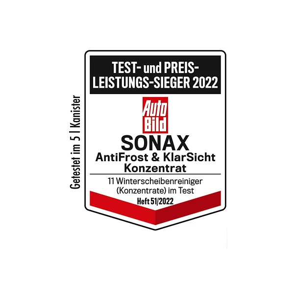 SONAX 2x 5 L AntiFrost+KlarSicht Konzentrat Scheibenfrostschutz+Trichte  03325050 günstig online kaufen