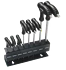 T-Griff Winkelschraubendrehersatz, Innensechskant, 2-10 mm, 8tlg