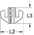 Paar Crimp-Einsätze für nicht isolierte Kabelösen, Ø 0,5 - 10 mm